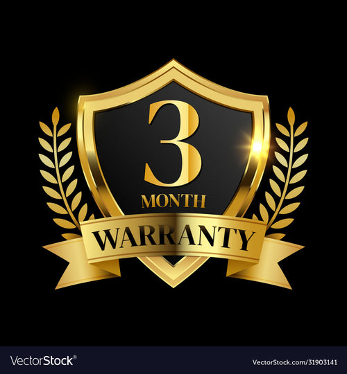 3-Month Warranty